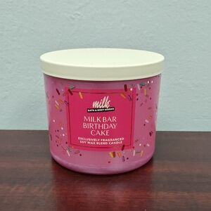 Bath & Body Works MILK BAR BIRTHDAY CAKE 3-Wick Candle